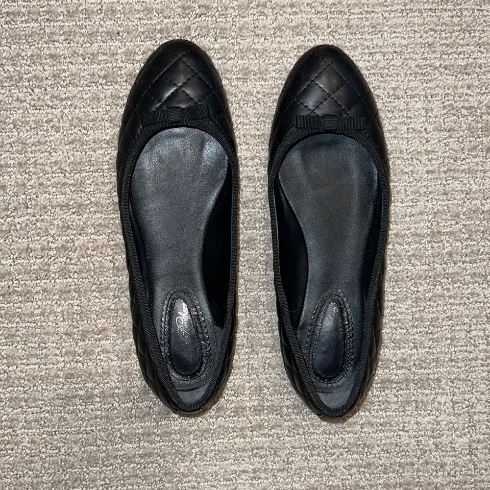 Brooks Brothers black ballet flats size 6
